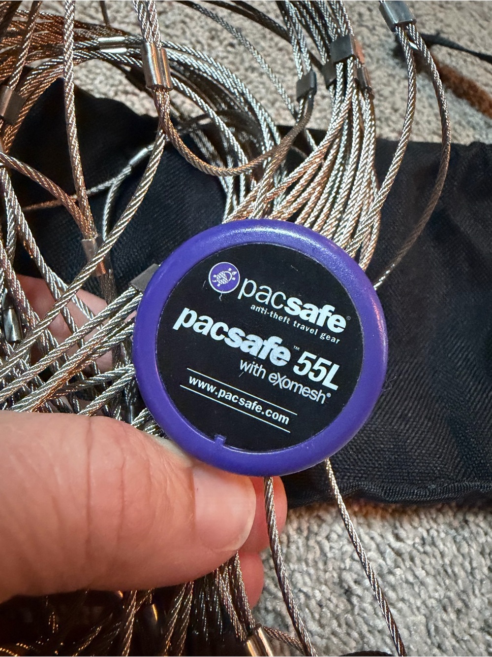 Pacsafe® 55L anti-theft backpack & bag protector - Picture 1 of 6